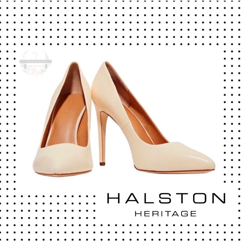 NEW Halston Heritage - Claudia Leather Pumps 7